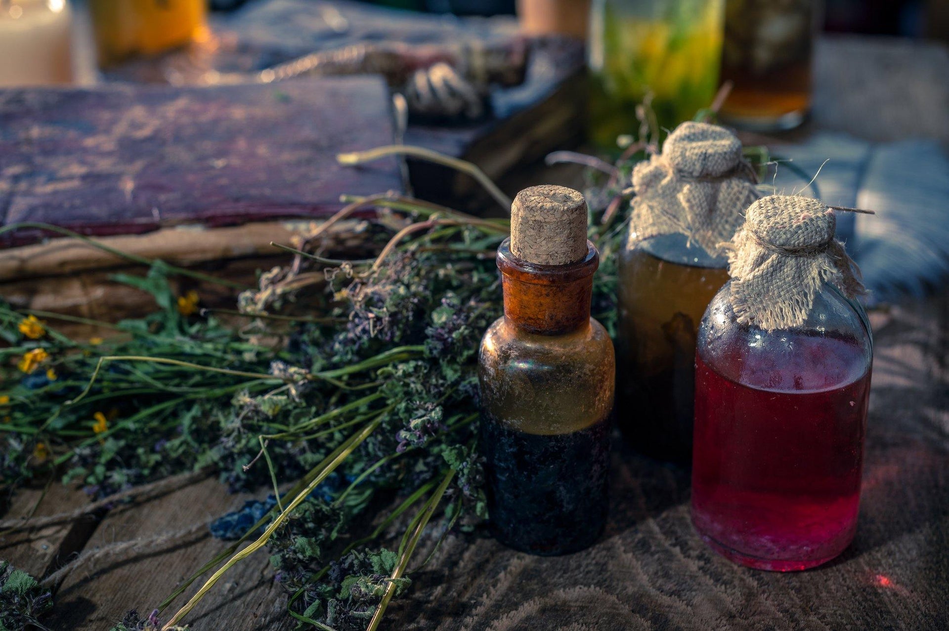Natural Mystic Occult Candle Collection - Natural Mystic