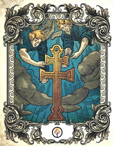 Candle The Cross of Caravaca - Natural Mystic