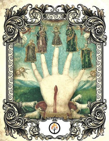 Candle The Omnipotent Powerful Hand - Natural Mystic