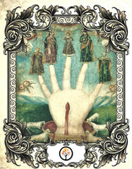 Candle The Omnipotent Powerful Hand - Natural Mystic