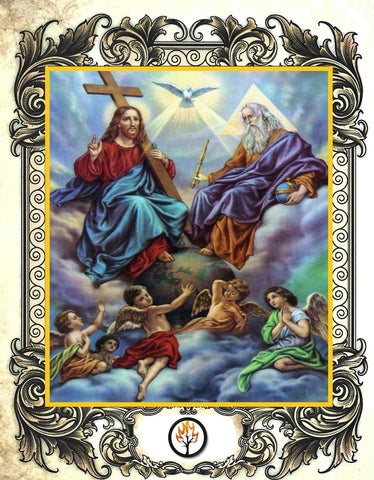 Candle The Holy Trinity - Natural Mystic