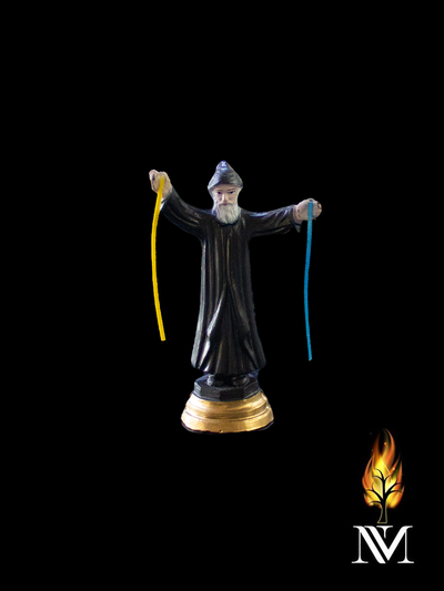 Pocket Sized Statue of St. Charbel (Healing Hands)