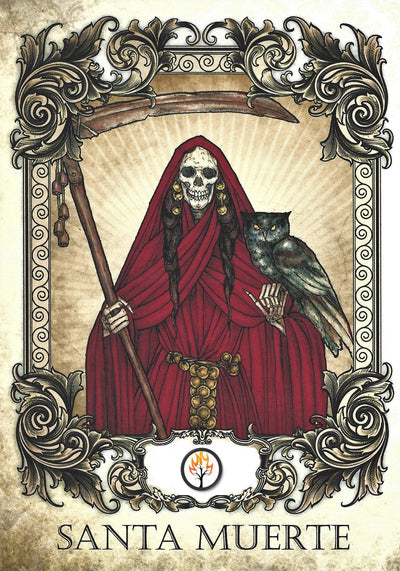 Occult Candle Santa Muerte Red - Natural Mystic