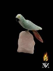 Stone Bird on perch