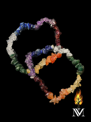 7 Chakra chip Bracelet