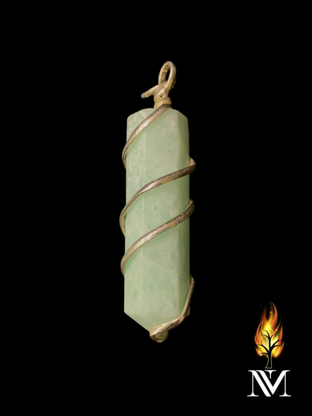 Amazonite wrapped Pendant