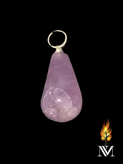 Amethyst teardrop pendant- medium