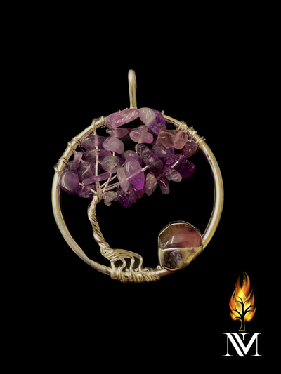 Amethyst tree of life Gemstone