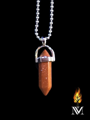 Red Pointed Bloodstone Necklace