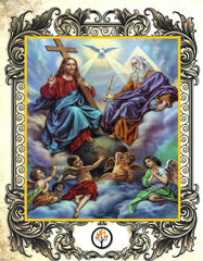 Candle The Holy Trinity - Natural Mystic