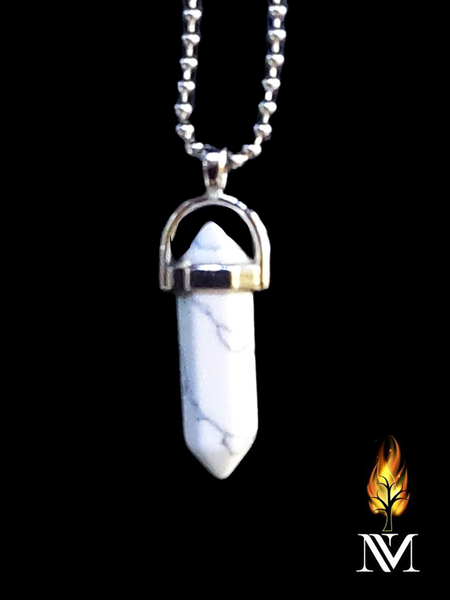 Howlite Pointed necklace