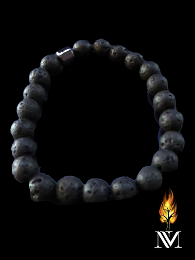 Lava Rock Bead Bracelet