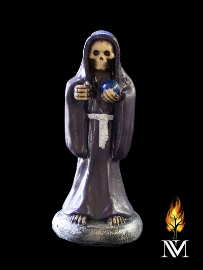 Purple 6.5 inch Santa Muerte Statue