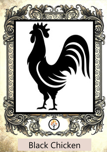Occult Candle Black Rooster - Natural Mystic