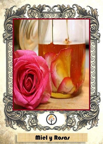 Occult Candle Miel y Rosas - Natural Mystic