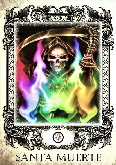 Occult Candle Santa Muerte 7 Colors - Natural Mystic