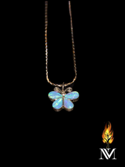 Opalite Butterfly Necklace