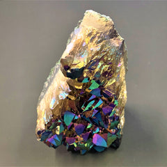 Exclusive AAA Rainbow Aura Amethyst Crystal