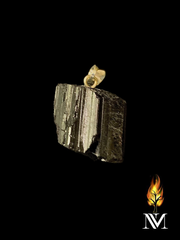 Raw Black Tourmaline pendant