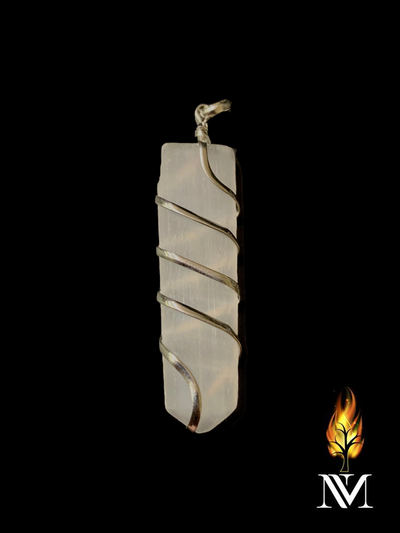 Selenite Wrapped Pendant
