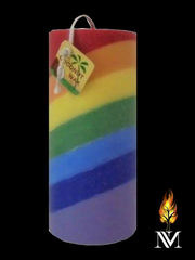 7 Chakra Rainbow Pillar 5"