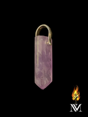 Amethyst Horseshoe Swivel Pendant