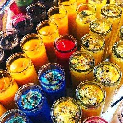 Anointed 7-Day Dressed Cocktail Candles - Natural Mystic