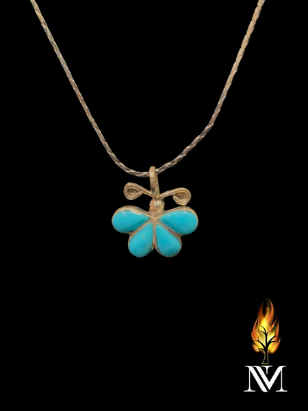 Butterfly Turquoise necklace