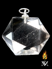 Clear Quartz Hexagon pendant