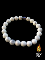 Howlite Bead Bracelet