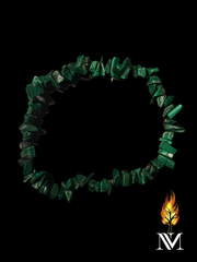 Malachite chip Bracelet (exclusive while supplies last)