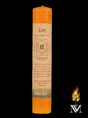 Aloha Bay Orange Love Pillar Candle