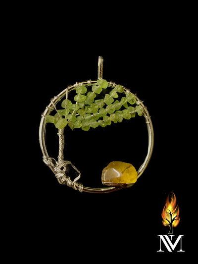 Peridot Tree of Life Pendant