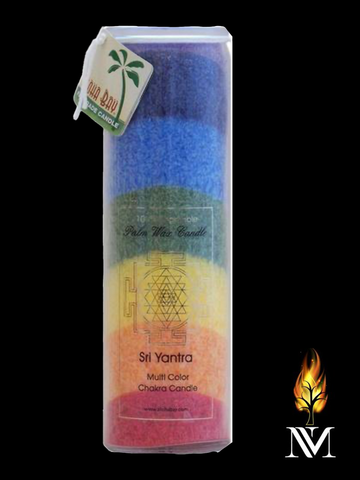 Aloha Bay Sri Yantra 7 Chakra Candle
