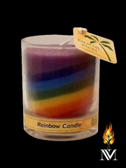 Mini Rainbow Votive Candle