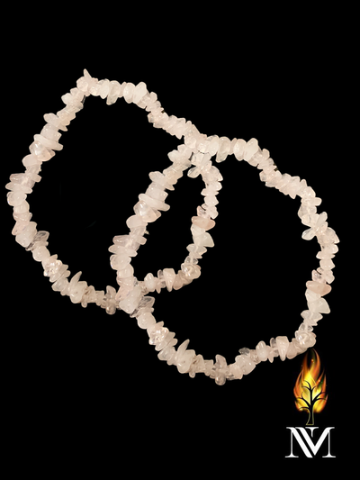 Rose Quartz chip Bracelet