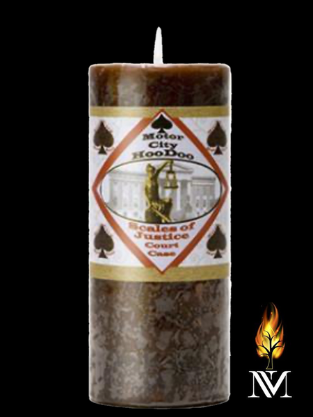 Scales of Justice Candle
