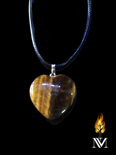 Tiger Eye Heart Necklace