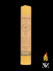 Aloha Bay Yellow Protection Pillar Candle